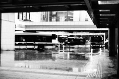 rough monochrome rain #2