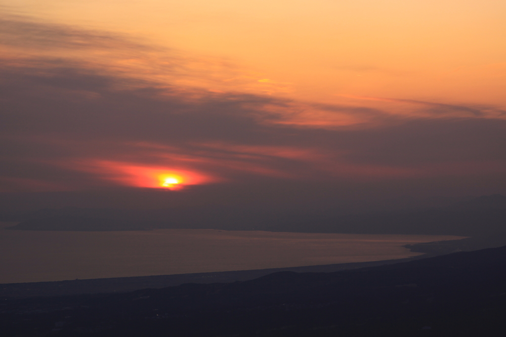 夕日