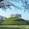 春の古墳(古墳公園)