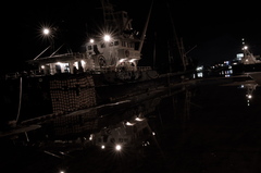 Night of wharf