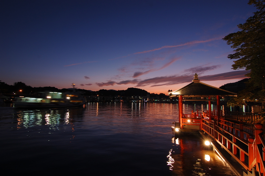 夕刻の浮見海道