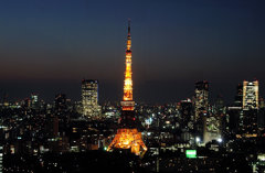 国際貿易センターからの東京タワー