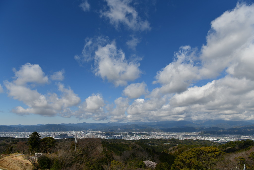 日本平からの雲
