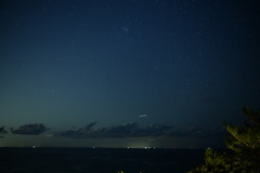 旅先での星空