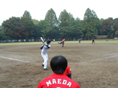 10.31 草野球＠赤塚公園