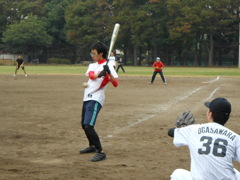 10.31 草野球＠赤塚公園