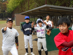 10.31 草野球＠赤塚公園