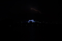 雷とゲートブリッジ