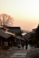 夕焼けの散歩道