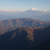 北岳山荘から臨む富士山