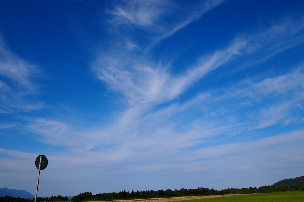 秋っぽい雲ですね