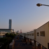 新潟港の夕暮れ