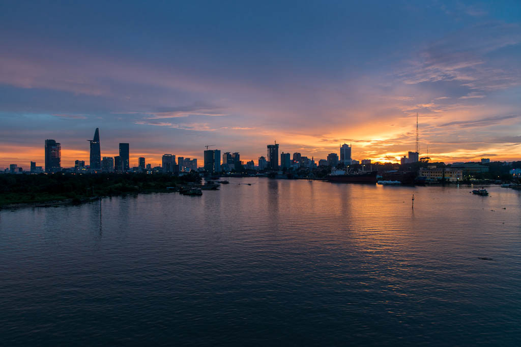 Sunset, Saigon River 01