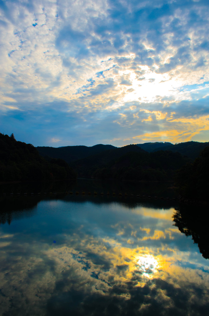 土師野尾ダムともう一つの空 By Gold Id 写真共有サイト Photohito