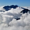 駒津峰から望む鳳凰三山