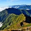 鹿島槍ヶ岳から望む爺ヶ岳