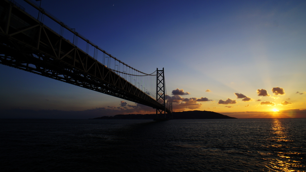 夕日