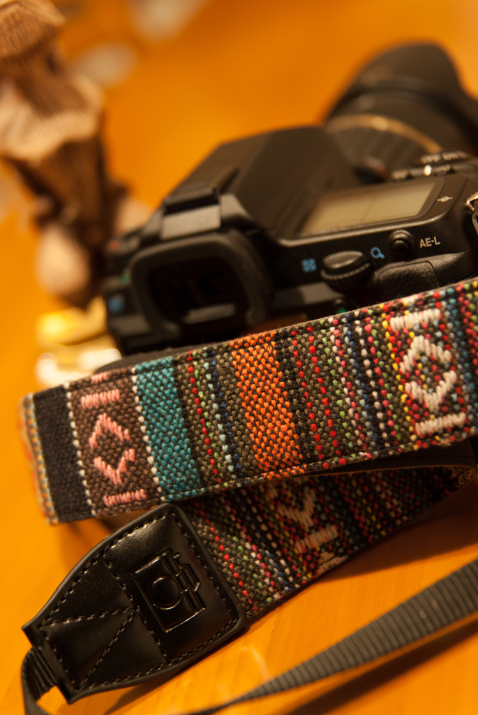 A strap of my camera.