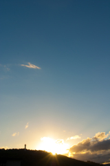 今日の夕空