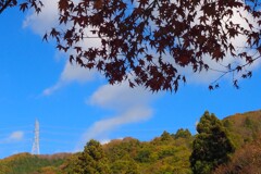 山と青空