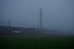 霧の中を走る