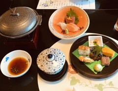 琵琶湖の近くで