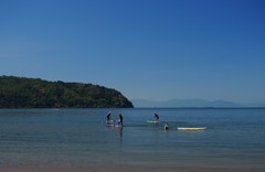 琵琶湖で遊ぶ