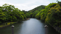 橋上より五十鈴川