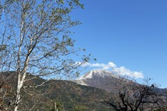 伊吹山初冠雪①