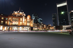 東京駅　夜景