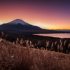 山中湖パノラマ台夕景