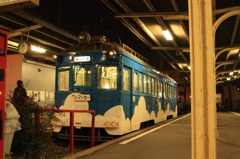 恵美須町にて（モ161系と。13・04・29）