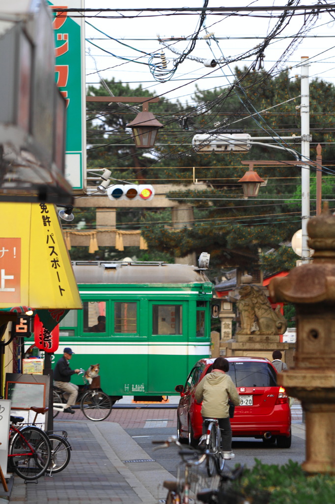 いきなり大先生（13・05・04住吉大社駅前）