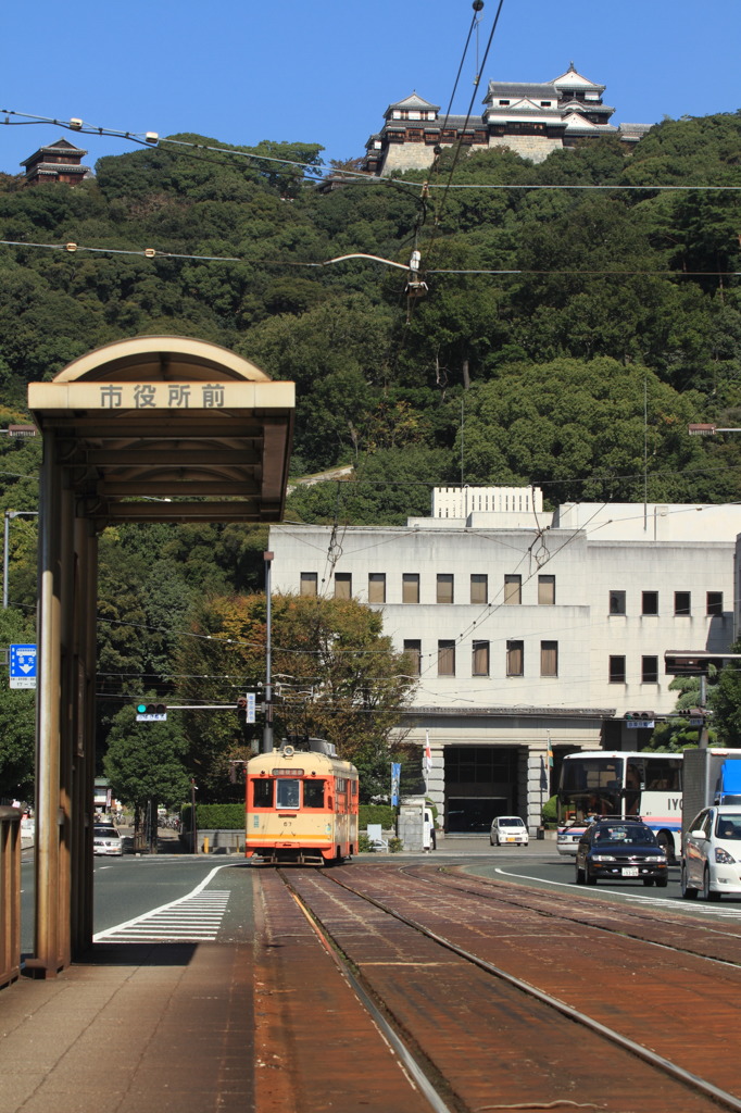 山上に名城