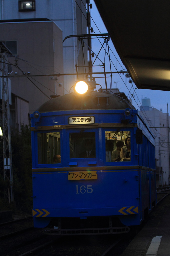 松虫電停・165号車（13・05・04）
