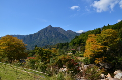 鹿川渓谷の秋