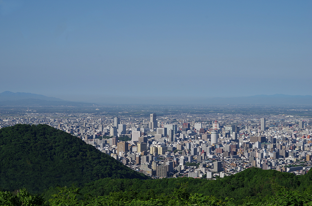 幌見峠からみる札幌の街