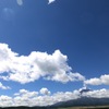 山中湖から見えた富士