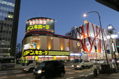 今池交差点から