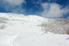 冬の伊吹山