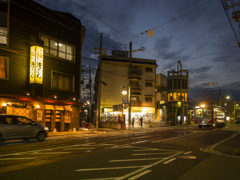 京都太秦の街並み