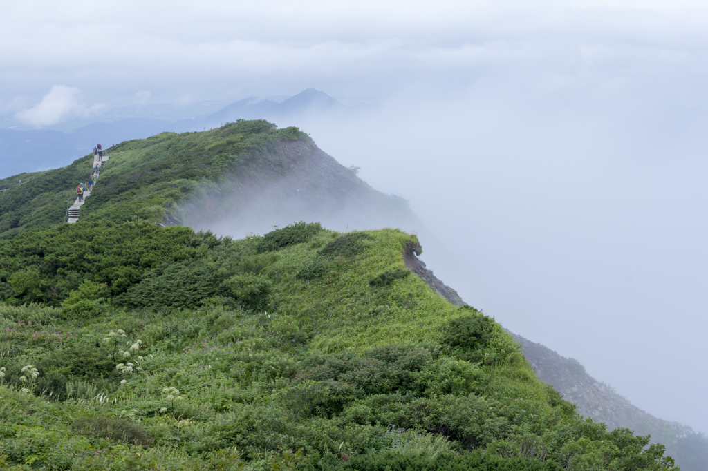 大山　山頂付近から