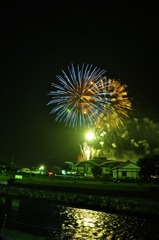 真岡市花火大会～蒼～