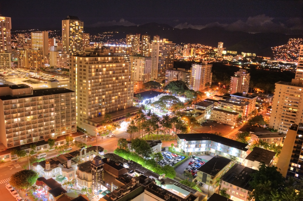『Waikiki Night view』