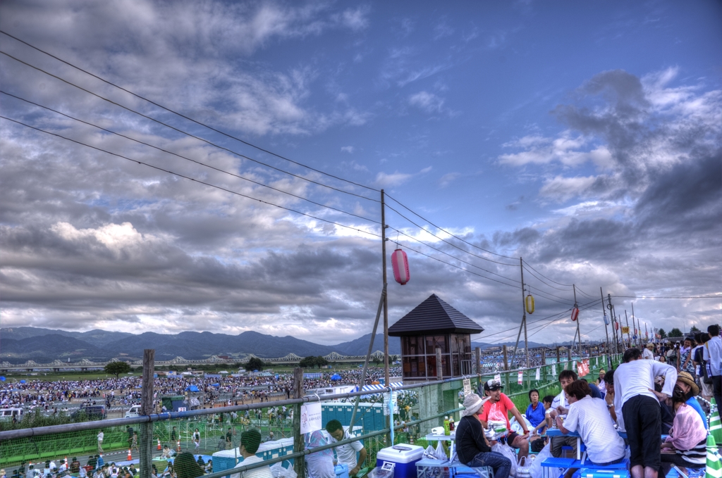 『長岡まつり大花火大会　左岸無料席』