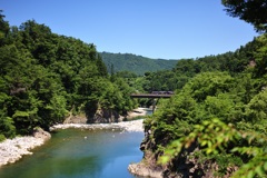 「白川郷　川」