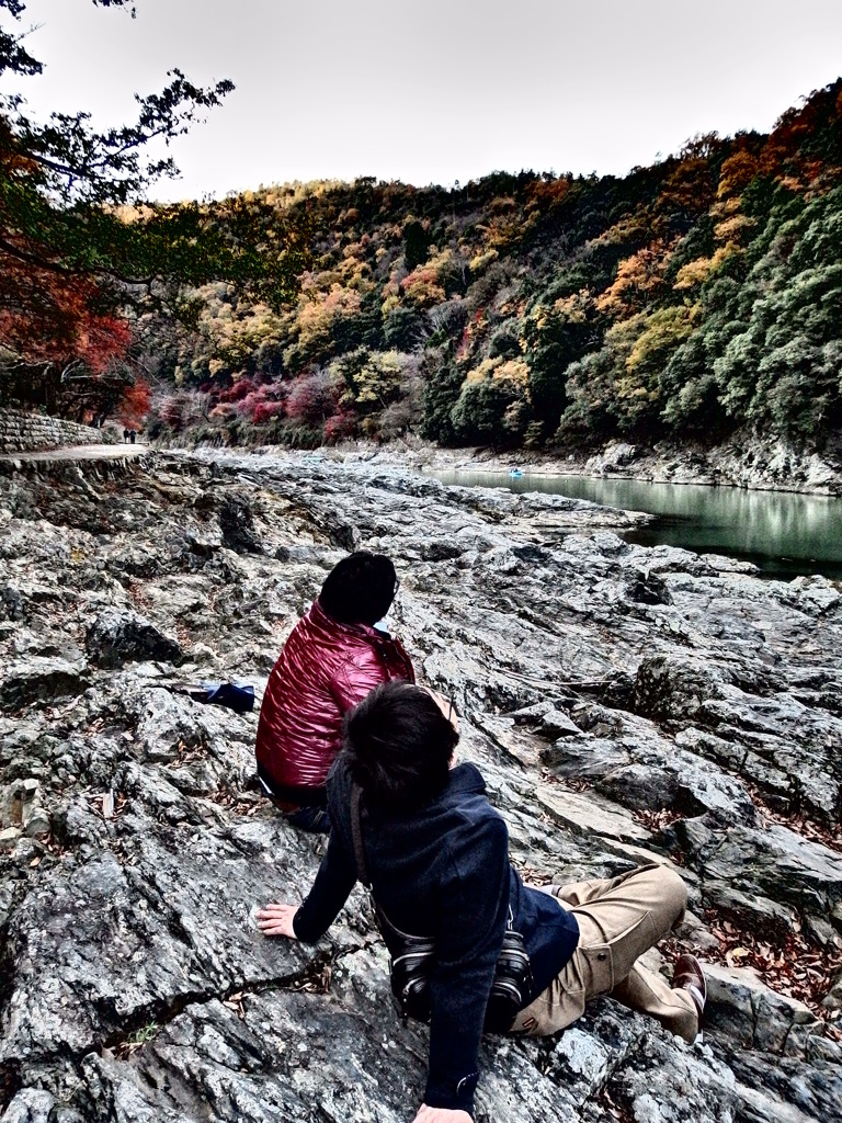 『嵐山　桂川』