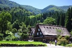 「白川郷　夏」