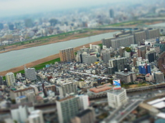 『梅田スカイビルからの景色』