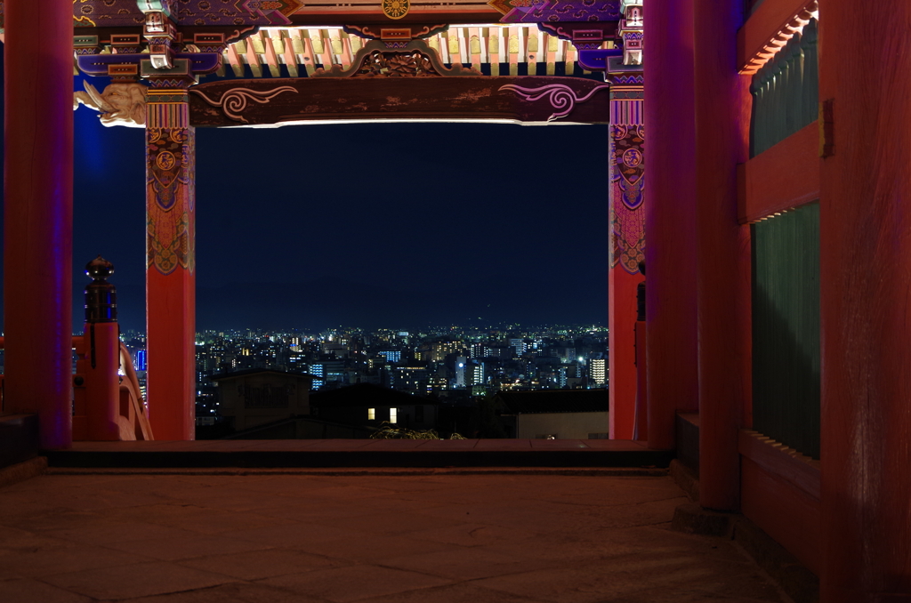 清水寺から夜景